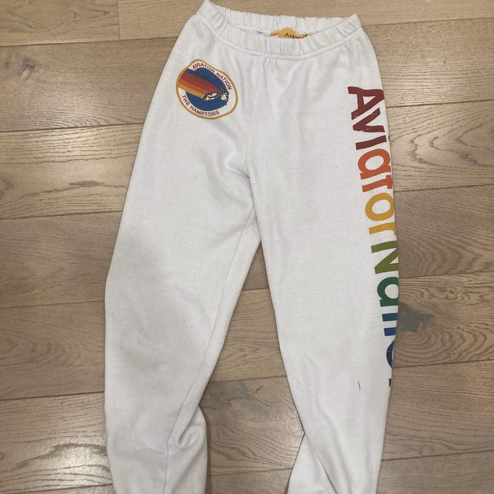 KIDS SIZE 14- BRAND NEW- AVIATOR NATION SWEATPANTS